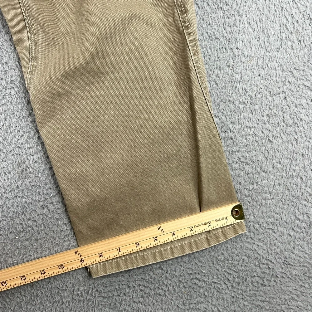 Kuhl KANVUS Jean 34x30 Outdoor Tan Cotton Vintage Patina Dye Distressed